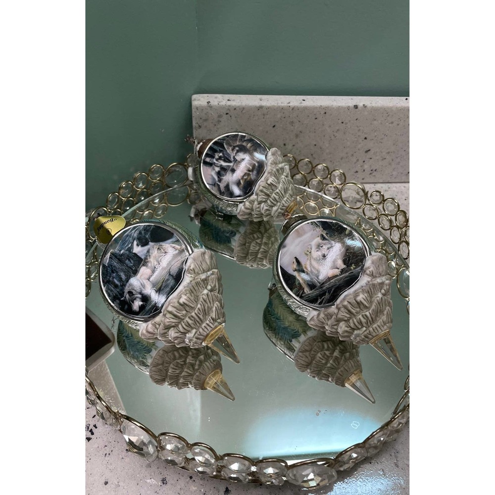 Bradford exchange porcelain handpainted Ornaments